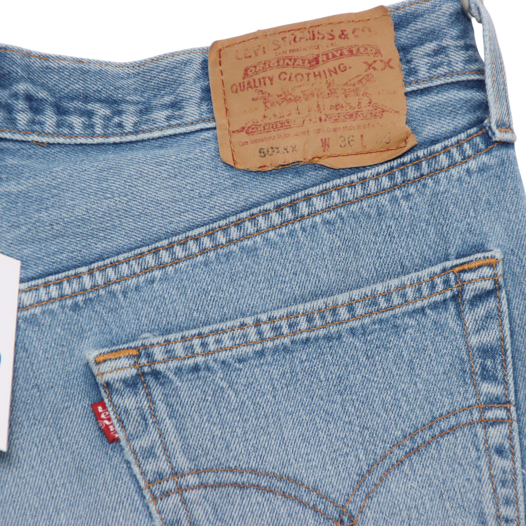 Levi's 501 Jeans Vintage Custom Denim W36 L36 Unisex Made in USA