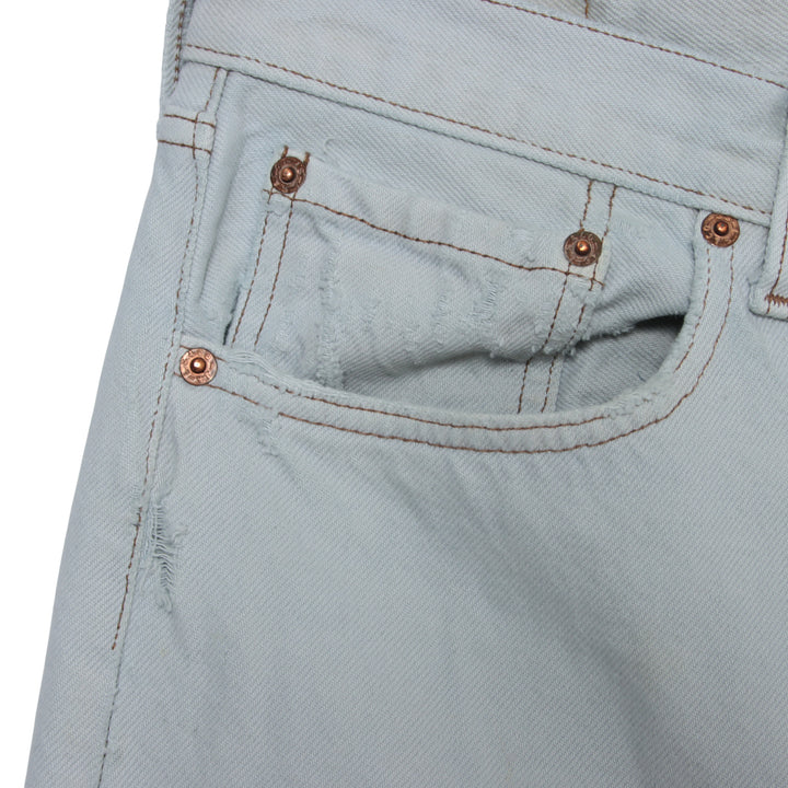 Levi's 501 Jeans Vintage Denim Chiaro W38 L30 Unisex Made in USA