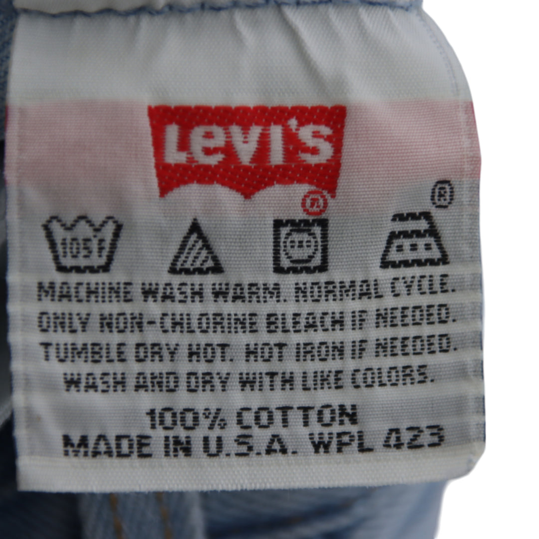 Levi's 501 Jeans Vintage Denim W29 L34 Donna Made in USA
