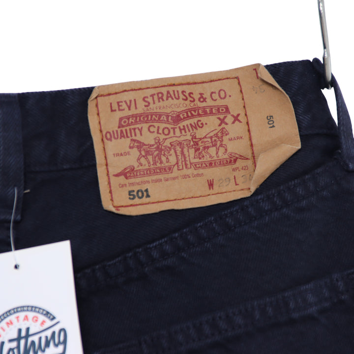 Levi's 501 Jeans Vintage Blu W29 L34 Donna Made in USA