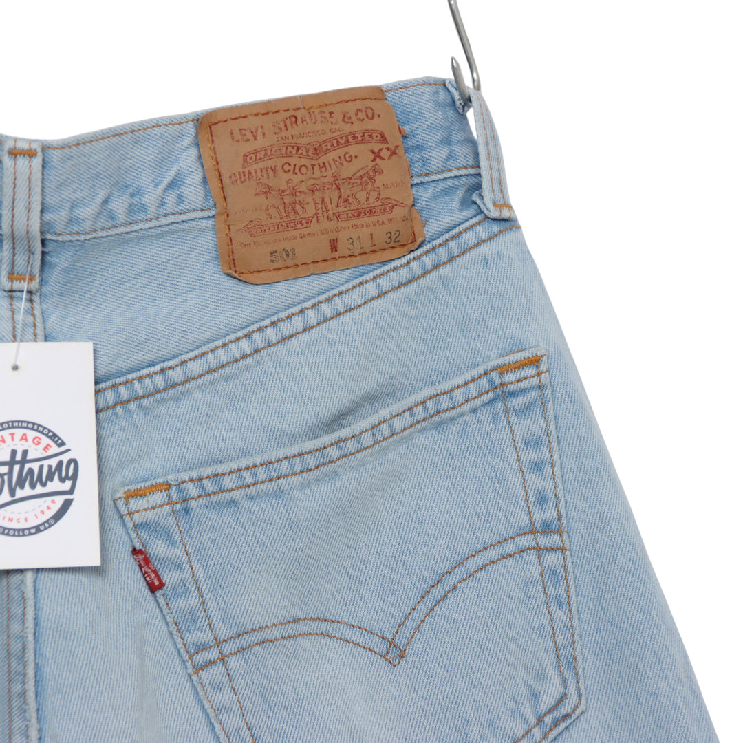 Levi's 501 Jeans Vintage Denim W31 L32 Unisex Made in USA