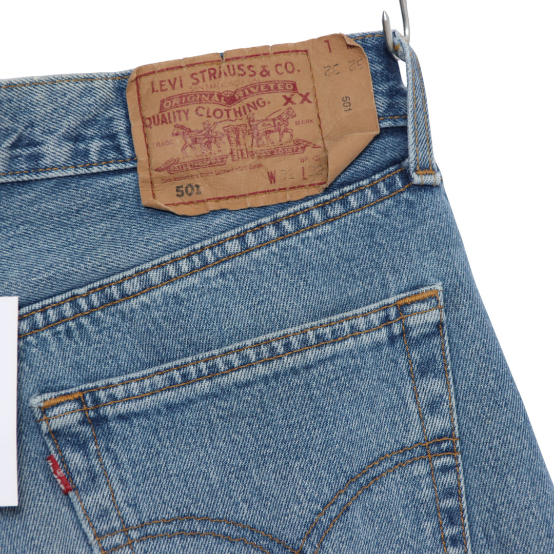 Levi's 501 Jeans Vintage Denim W32 L32 Unisex Made in UK