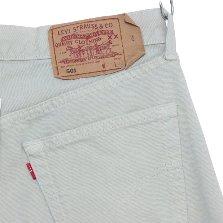 Levi's 501 Jeans Vintage Grigio W33 L32 Unisex Made in USA