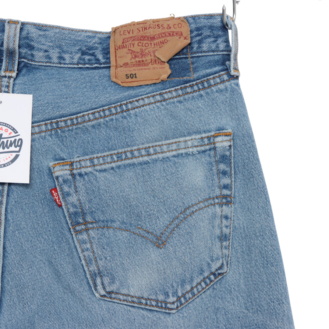 Levi's 501 Jeans Vintage Denim W33 L32 Unisex Made in USA
