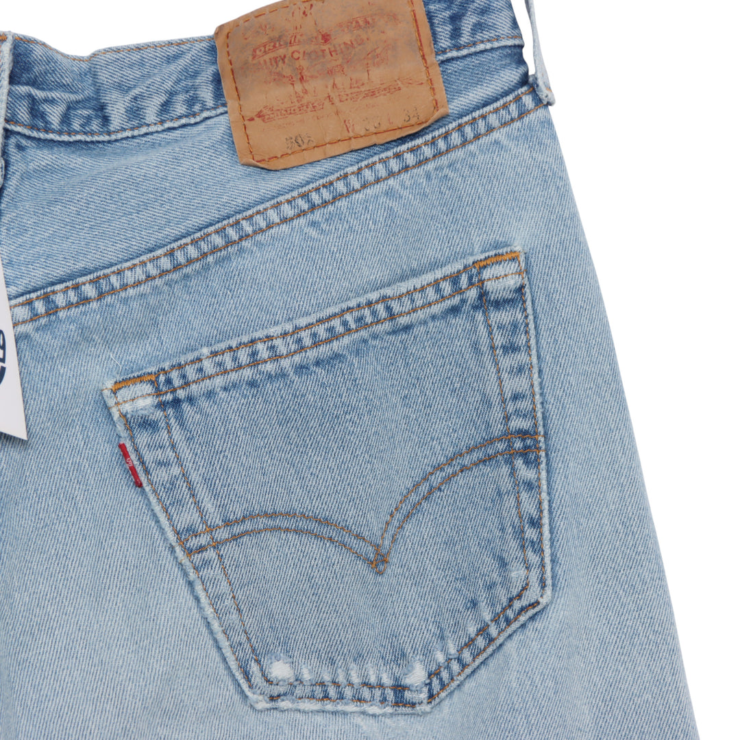 Levi's 501 Jeans Vintage Denim W33 L34 Unisex Made in USA