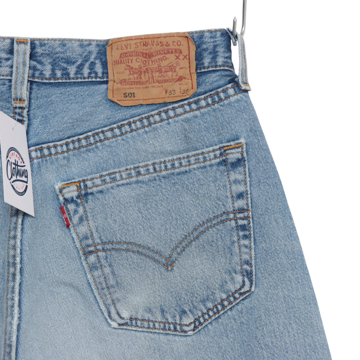 Levi's 501 Jeans Vintage Denim W33 L36 Unisex Made in USA