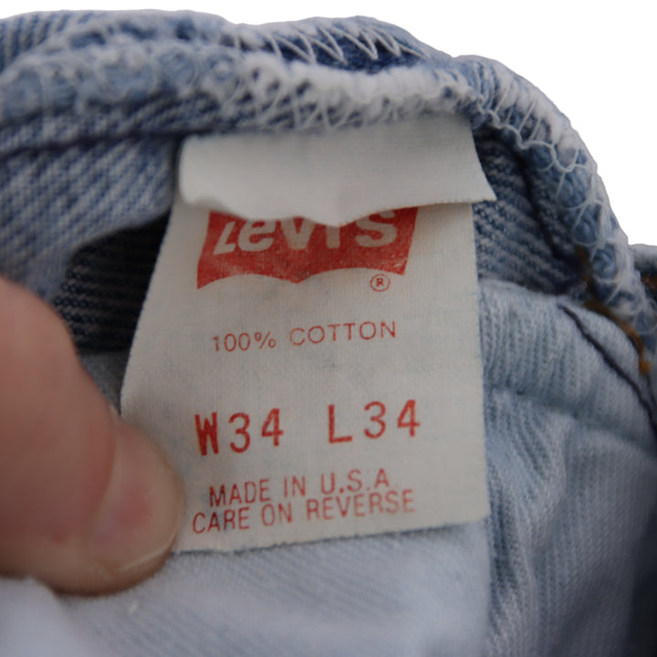 Levi's 501 Jeans Vintage Denim W34 L34 Unisex Made in USA