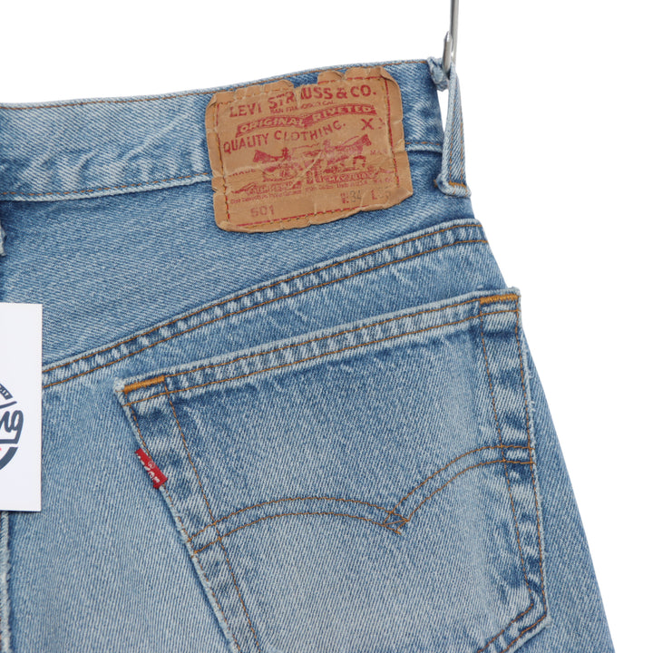 Levi's 501 Jeans Vintage Denim W34 L35 Unisex Made in USA