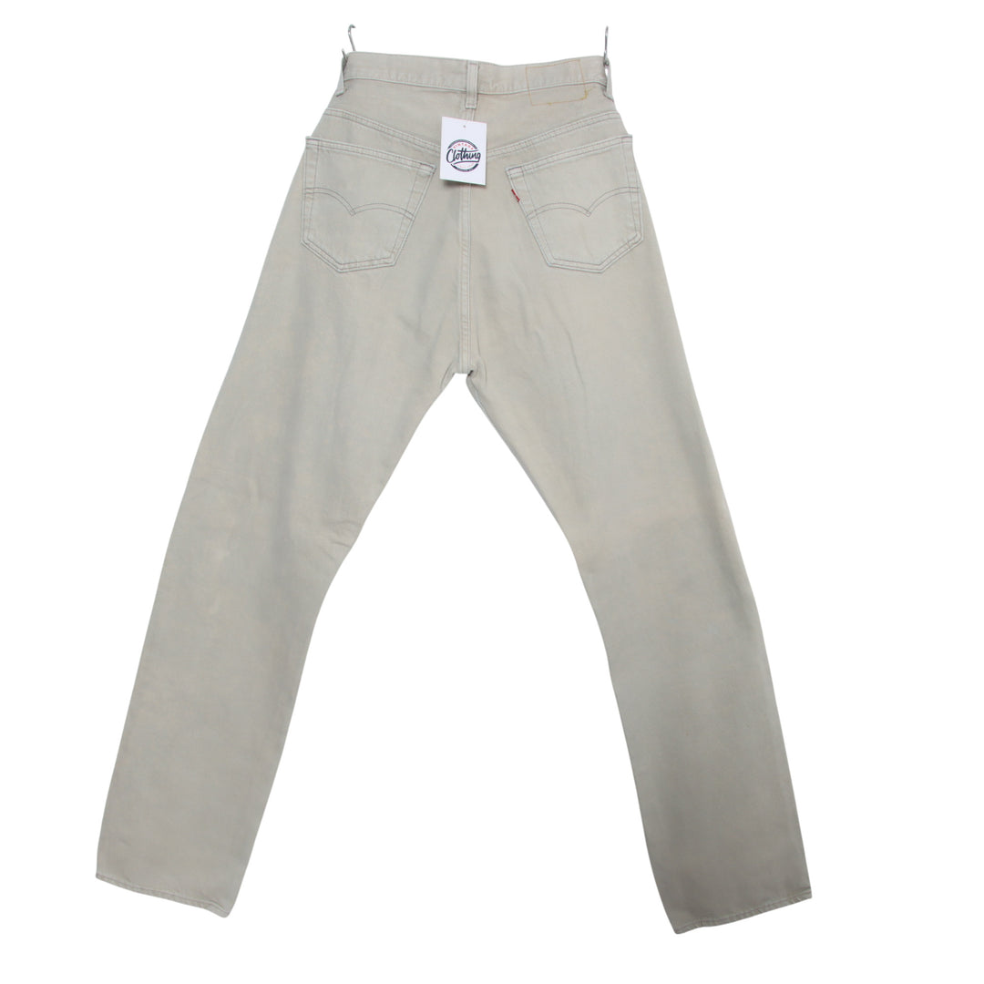 Levi's 501 Jeans Vintage Grigio W34 Unisex Made in USA