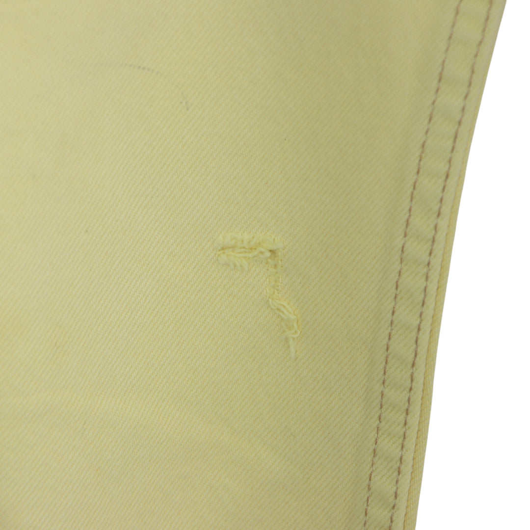 Levi's 501 Jeans Vintage Giallo W36 L30 Unisex Made in USA