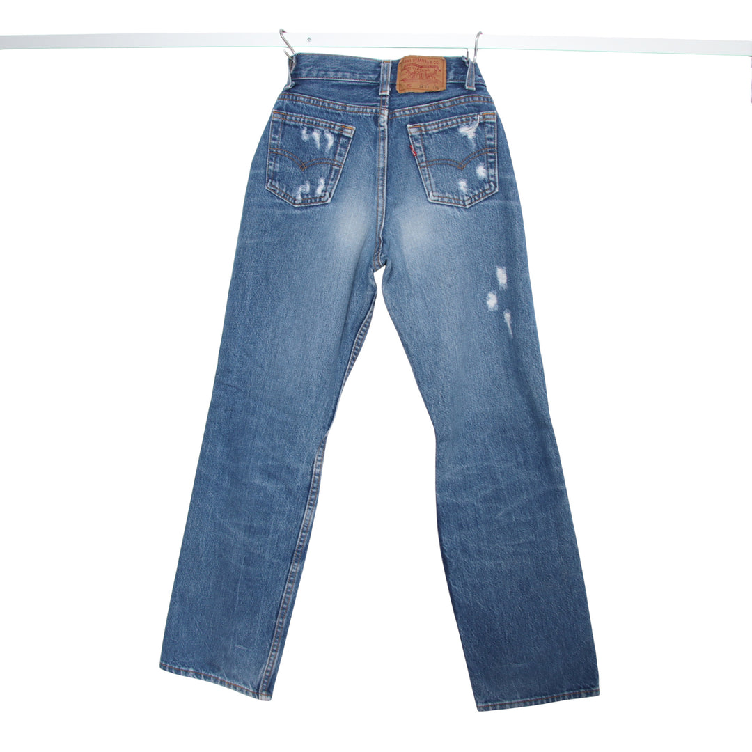 Levi's 501 Slim Jeans Denim W25 L27.5 Unisex Made in USA