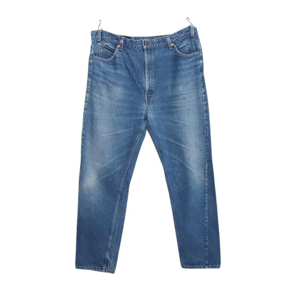 Levi's 505 Orange Tab Regular Fit jeans denim W42 L34 uomo