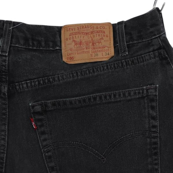 Levi's 505 Regular Fit jeans nero W38 L34 uomo