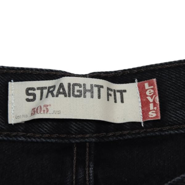 Levi's 505 Straight Fit jeans nero W36 L32 uomo