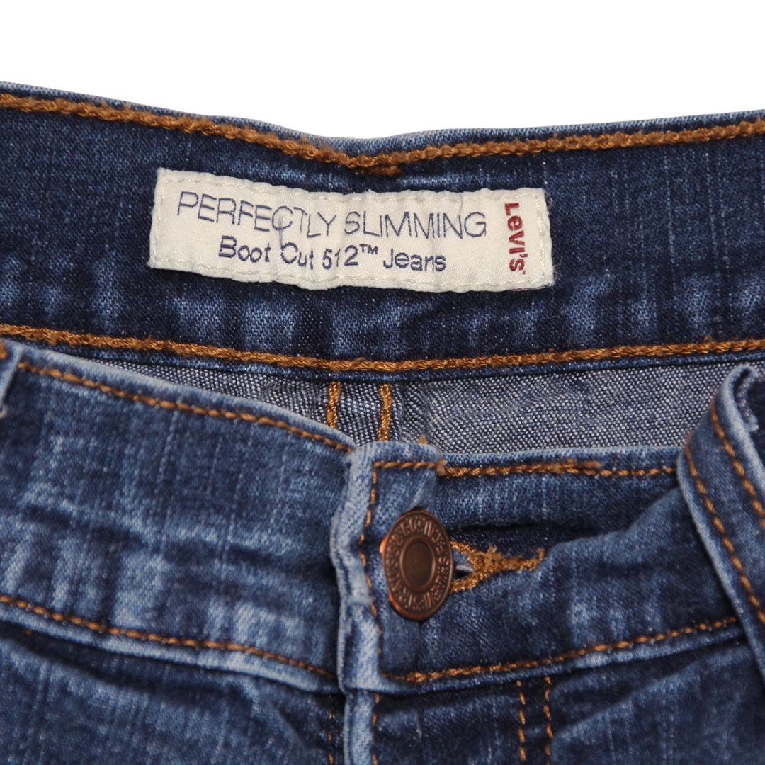Levi's 512 Bootcut Jeans Denim Taglia 6M Donna
