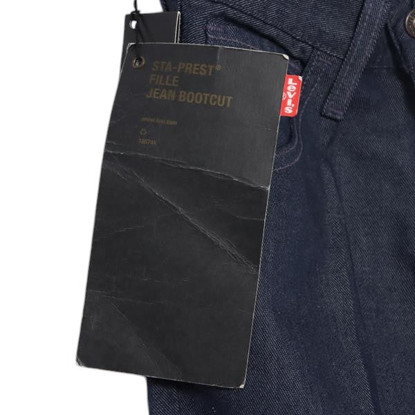 Levi's 525 Sta Prest Bootcut jeans denim W28 L30 donna deadstock w/tags