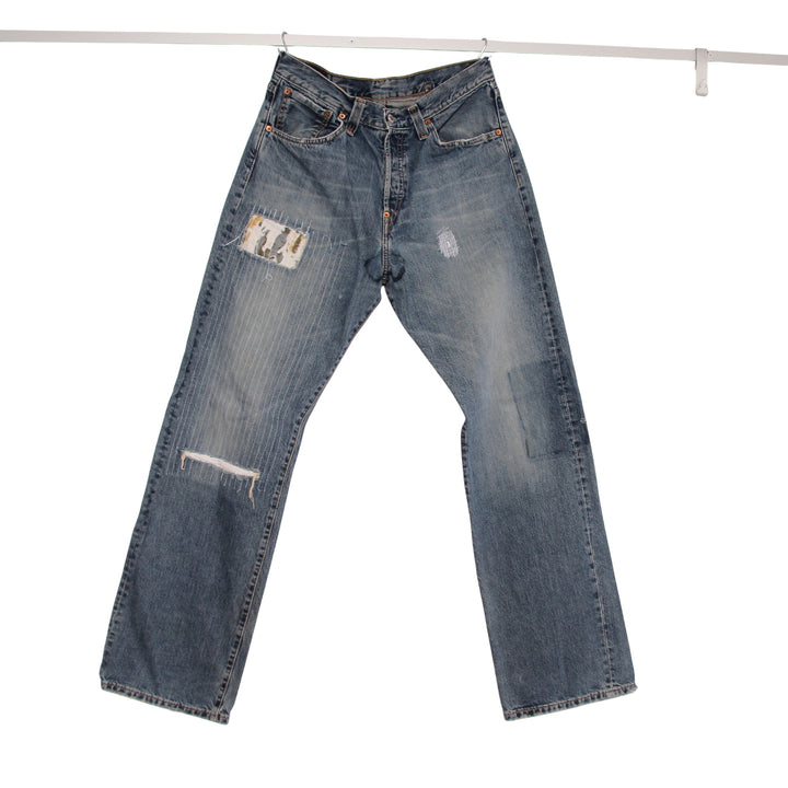 Levi's 542 Rivets Antiform Jeans Denim W31 L34 Uomo