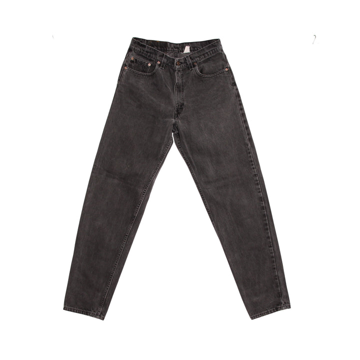 Levi's 550 Relaxed Fit Jeans Nero W34 L34 Uomo Made in USA