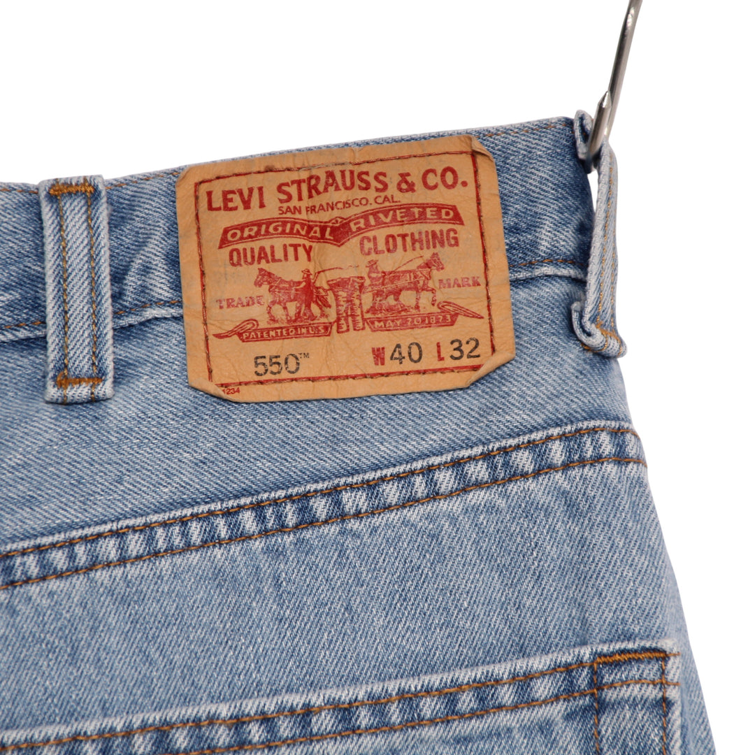 Levi's 550 Relaxed Fit Jeans Denim W40 L32 Uomo
