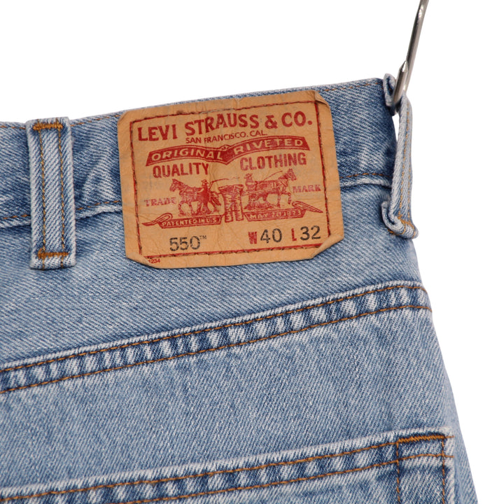 Levi's 550 Relaxed Fit Jeans Denim W40 L32 Uomo