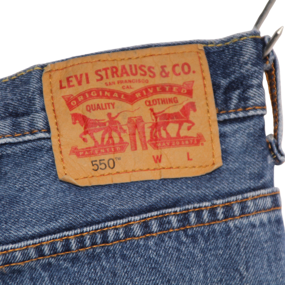 Levi's 550 Relaxed Fit Jeans Denim W46 L29 Uomo