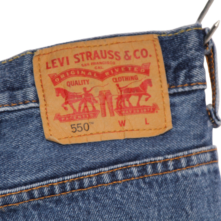 Levi's 550 Relaxed Fit Jeans Denim W46 L29 Uomo