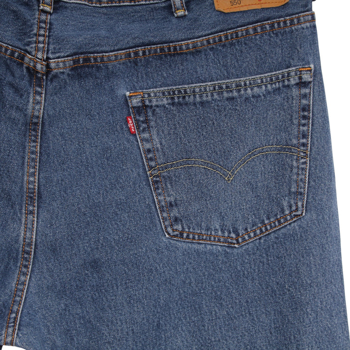 Levi's 550 Relaxed Fit Jeans Denim W46 L29 Uomo