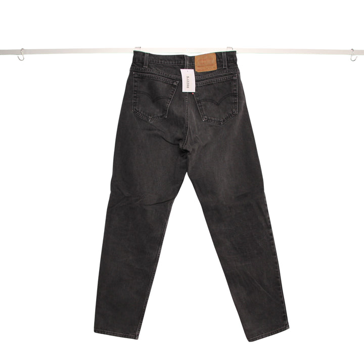 Levi's 550 Relaxed Fit Jeans Vintage Nero W33 L32 Uomo Made in USA