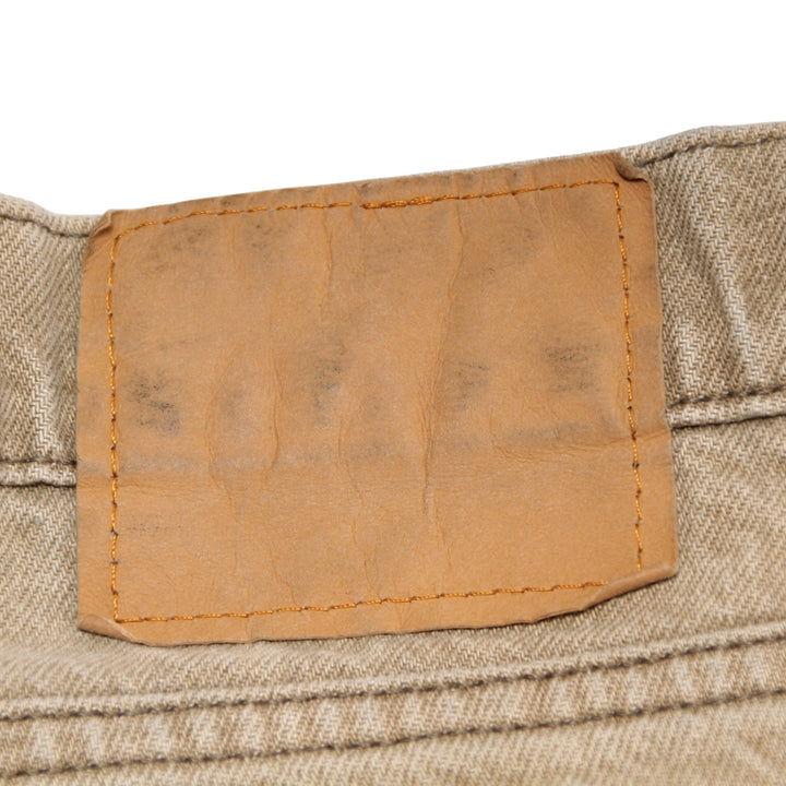 Levi's 550 Relaxed Fit Orange Tab Jeans Marrone W31 L30 Uomo Made in USA