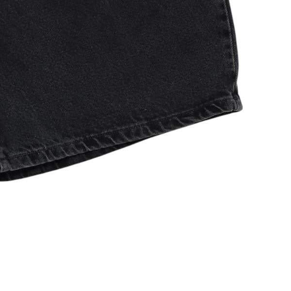 Levi's 550 Relaxed bermuda di jeans nero W42 L00 uomo made in USA