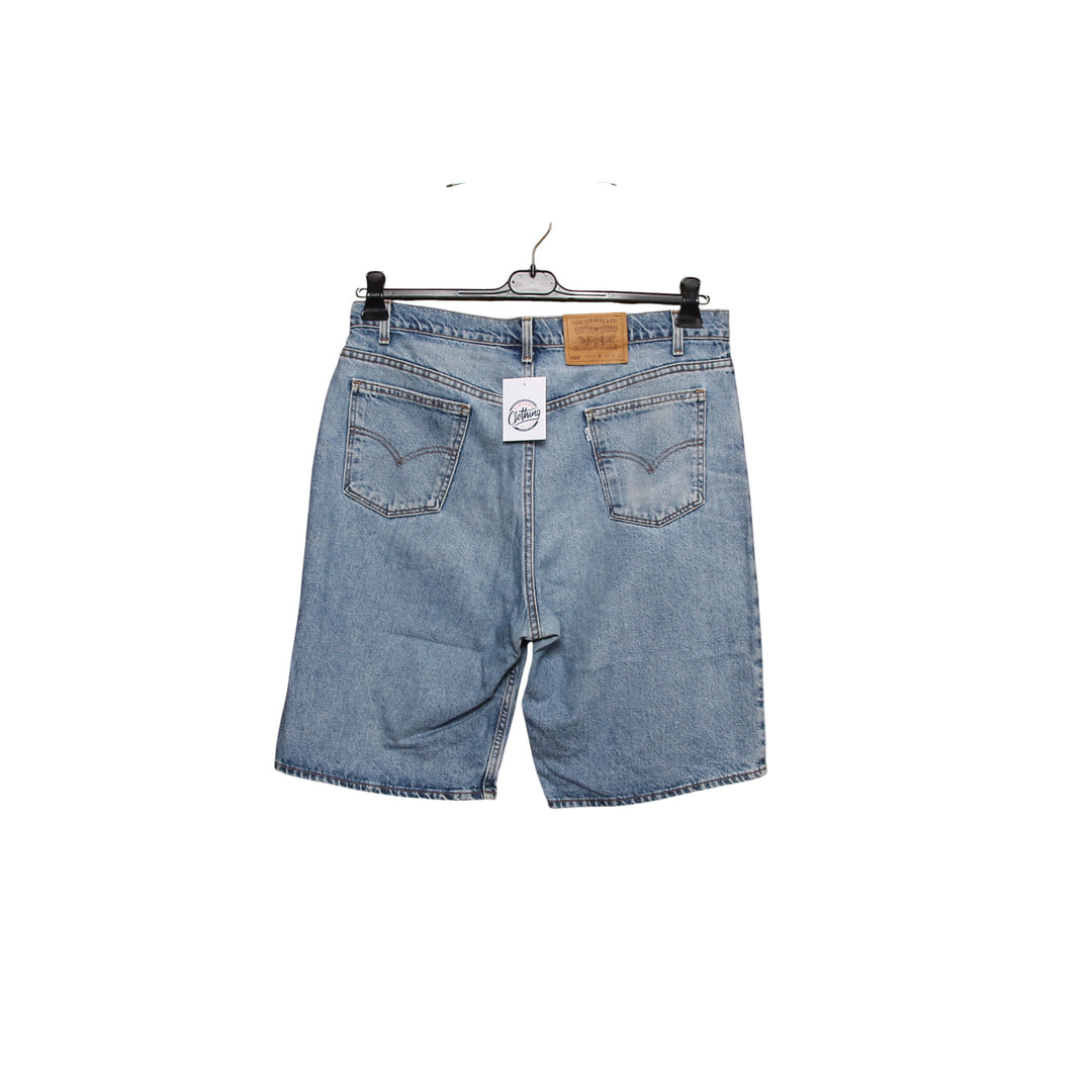 Levi's 550 White Tab Bermuda di Jeans Denim W40 Uomo Made in USA