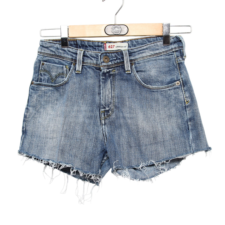 Levi's 627 Shorts di Jeans Denim Taglia W28 Donna