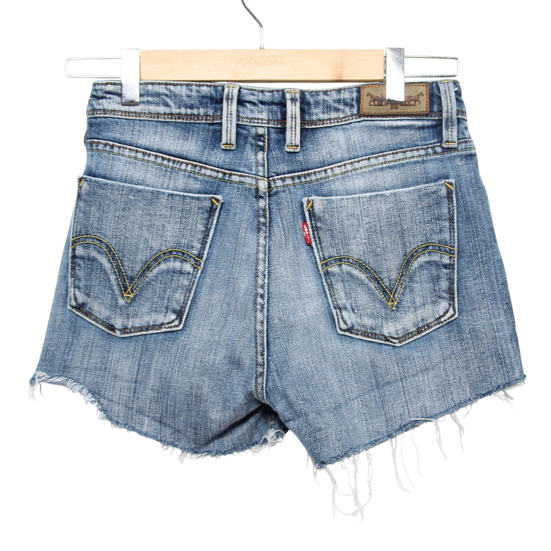 Levi's 627 Shorts di Jeans Denim Taglia W28 Donna