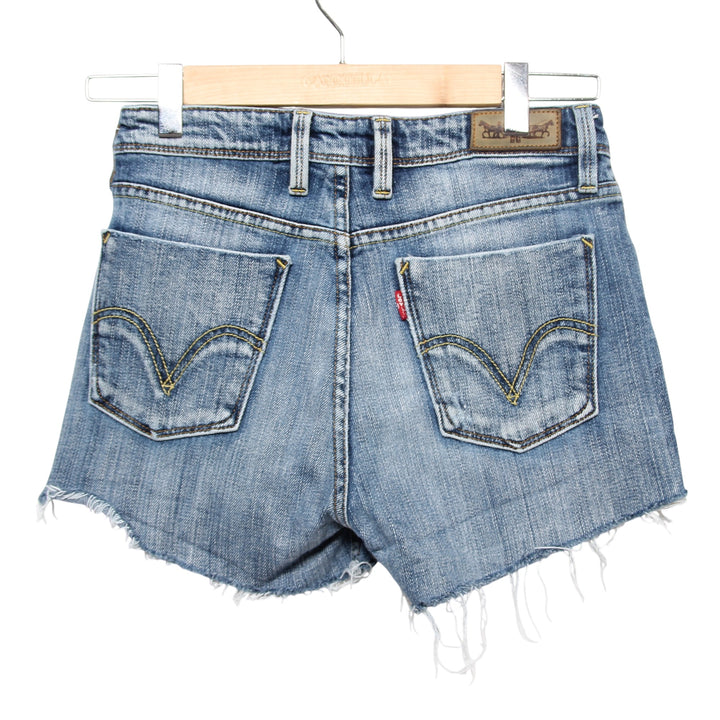 Levi's 627 Shorts di Jeans Denim Taglia W28 Donna