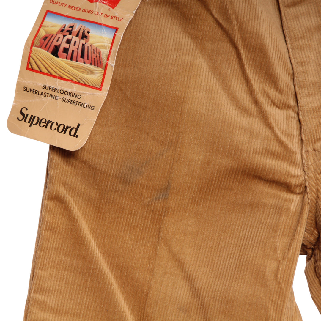 Levi's 630 Supercord Jeans in Velluto Beige W28 L36 Unisex Deadstock w/Tags