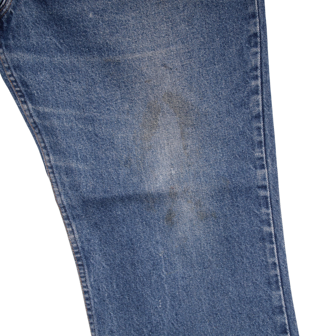 Levi's 646 Bootcut Orange Tab Jeans Vintage Denim W42 L30 Uomo Made in USA