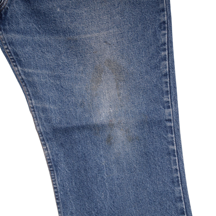 Levi's 646 Bootcut Orange Tab Jeans Vintage Denim W42 L30 Uomo Made in USA