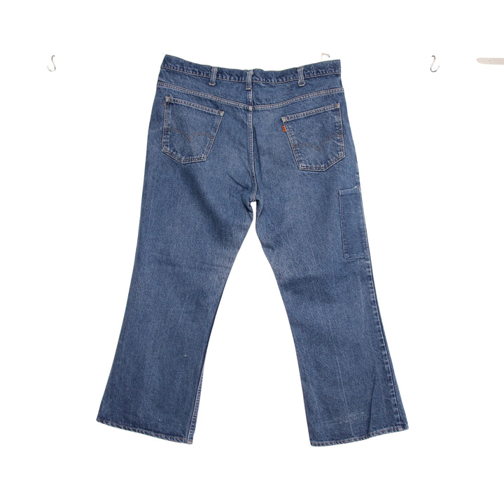 Levi's 646 Bootcut Orange Tab Jeans Vintage Denim W42 L30 Uomo Made in USA