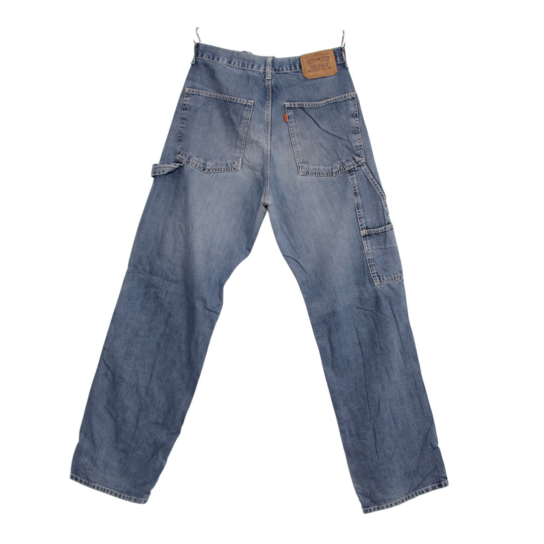 Levi's 673 Orange Tab Jeans Denim W32 L34 Uomo