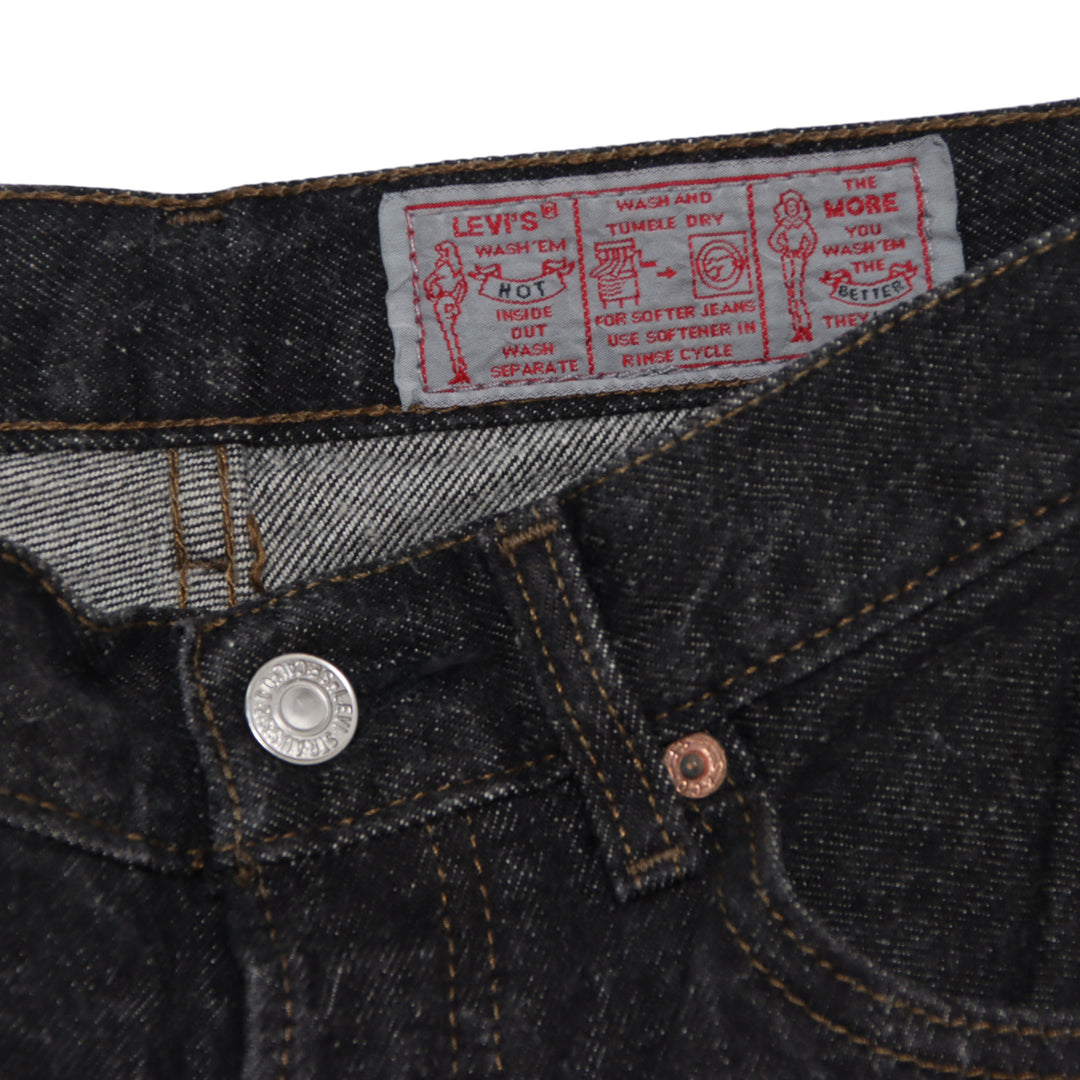 Levi's 901 Buggy Jeans Nero W30 L32 Donna Made in USA