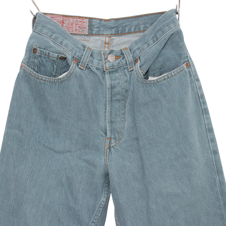 Levi's 901 Jeans Grigio Vintage W27 L31 Donna Made in USA