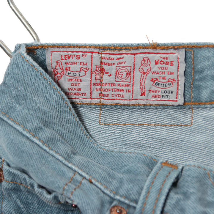 Levi's 901 Jeans Grigio Vintage W27 L31 Donna Made in USA