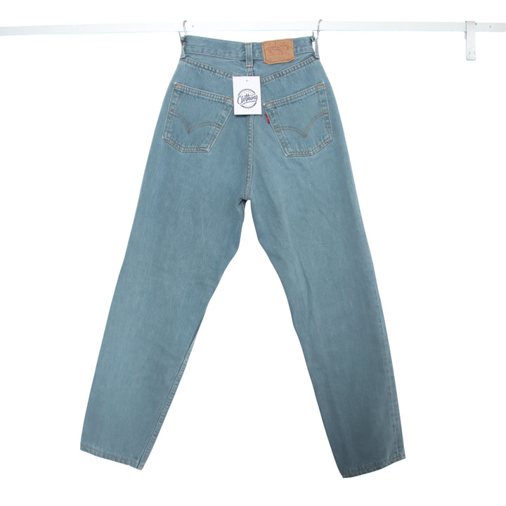 Levi's 901 Jeans Grigio Vintage W27 L31 Donna Made in USA