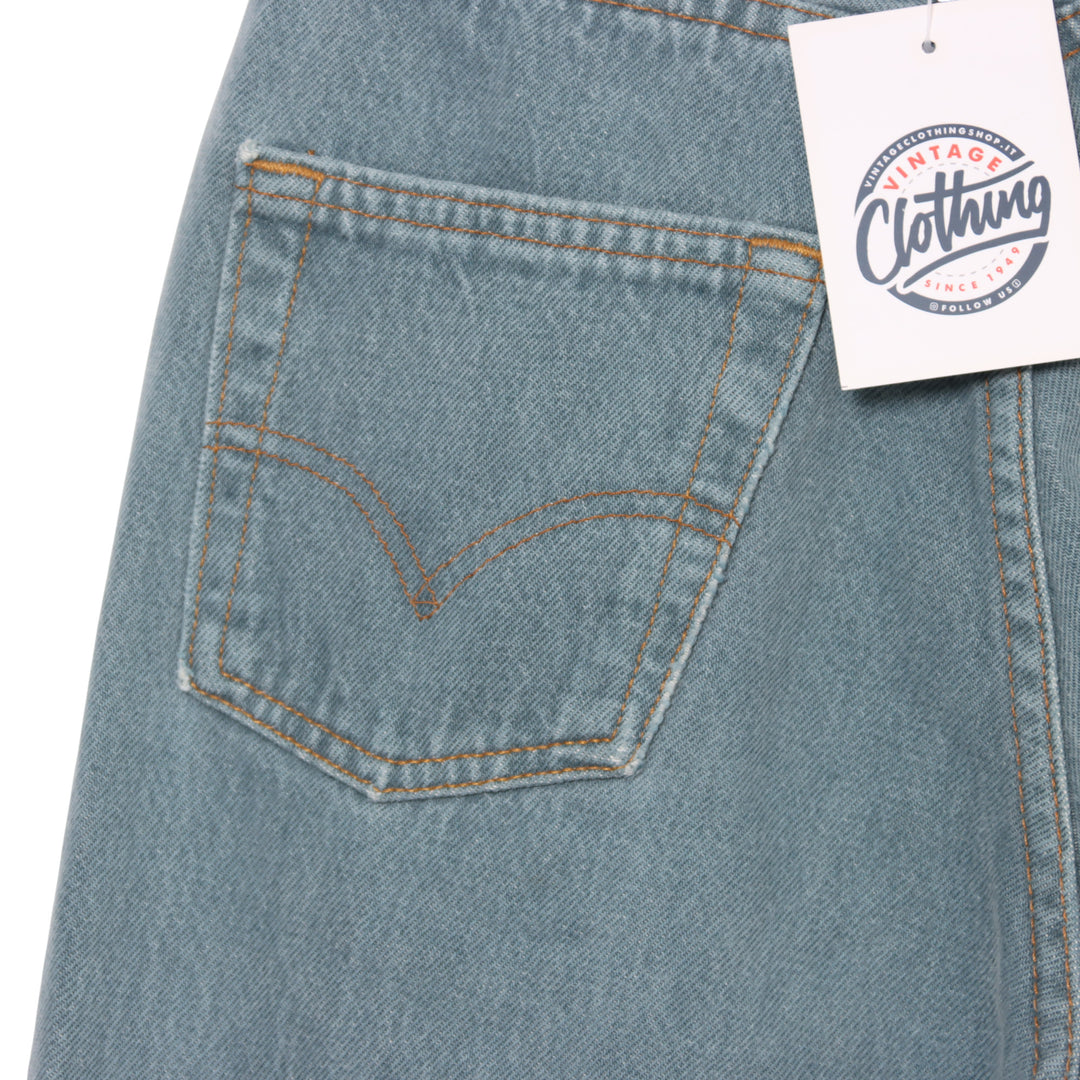 Levi's 901 Jeans Grigio Vintage W27 L31 Donna Made in USA