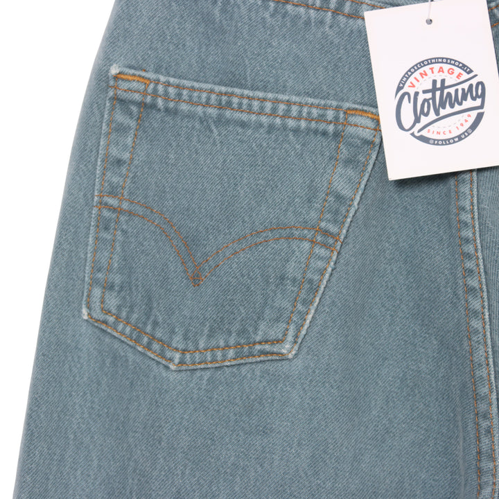 Levi's 901 Jeans Grigio Vintage W27 L31 Donna Made in USA