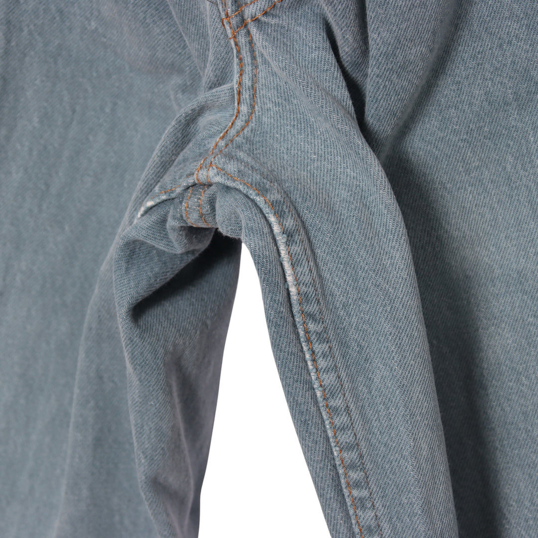 Levi's 901 Jeans Grigio Vintage W27 L31 Donna Made in USA