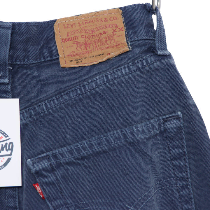 Levi's 901 Jeans Vintage Blu W29 L30 Donna Made in USA