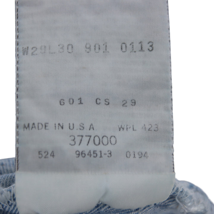 Levi's 901 Jeans Vintage Denim W29 L30 Donna Made in USA