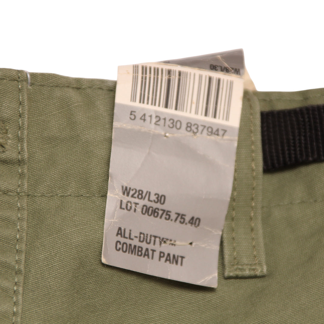 Levi's All Duty Combat Pant Jeans Verde W28 L30 Uomo Deadstock w/Tags