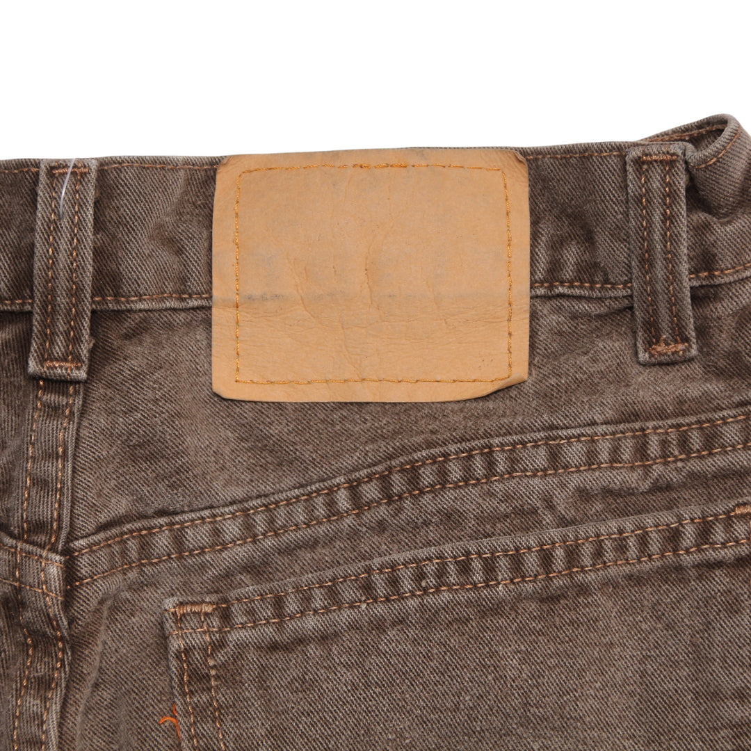 Levi's Boyfriend Orange Tab Jeans Marrone W32 L32 Donna Made in USA